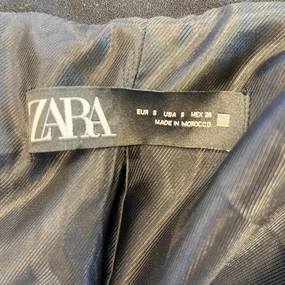 Zara black double breasted lion buttons blazer - Picture 6 of 6